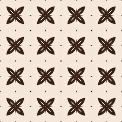 Obraz premium Seamless floral pattern illustration set with decorative black and white flowers for spring and summer wallpaper design
