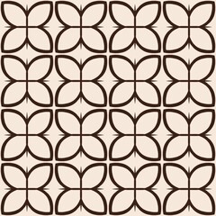 Fototapeta premium Seamless floral pattern for vintage fabric or retro wallpaper design