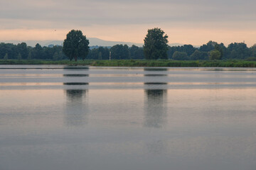 Goczałkowice zdrój, widok na staw Maciek, Śląsk Polska. © Elżbieta Kaps