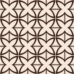 Seamless floral pattern wallpaper with classic flower illustration