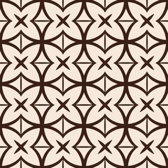 Fototapeta premium Seamless floral pattern illustration, a decorative vintage flower design for textile or wallpaper