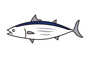 カツオのイラスト