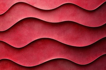 A stunning abstract background featuring undulating layers of rich red texture. Perfect for design projects needing a bold and modern aesthetic.