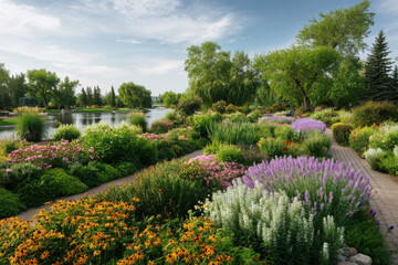 experience vibrant summer landscapes of canada showcasing blooming parks and gardens across  cities