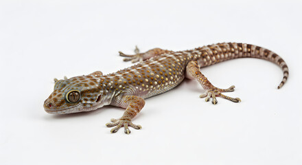 Obraz premium Lizard on a white background