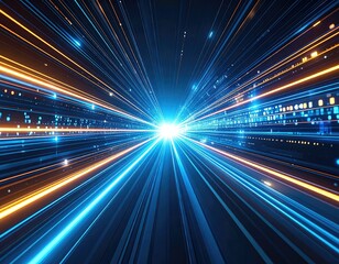 Digital tunnel of light