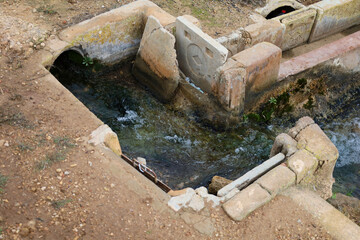 Canal network of irrigation system