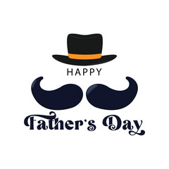 Vector Happy Father’s Day Calligraphy greeting card.