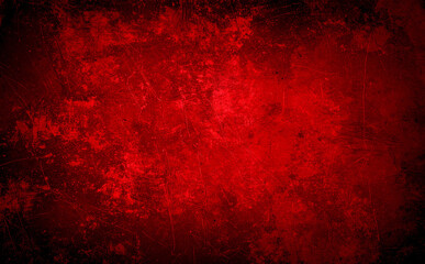 Fototapeta premium 赤いざらざらの背景テクスチャ