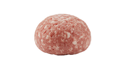 Fresh Ground Meat Ball Isolated.