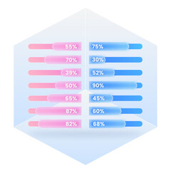 3D Box Rectangle Glassmorphism UI Icon Sign and Symbol Design Illustrator Png Svg	
