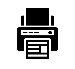 Printer icon vector editable