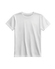 Naklejka premium Plain white t-shirt displayed on a neutral background (2)