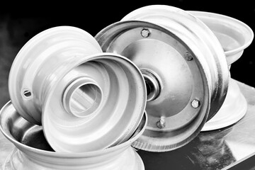 Pressed rims for tractor