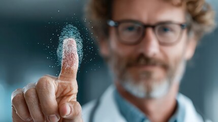 Biometric authentication for healthcare secures access to EHRs, devices, and facilities using fingerprint, facial, or retinal scans preventing unauthorized data breaches.