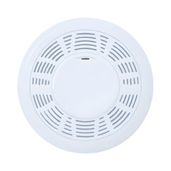 High-Definition Image of a White Smoke Detector