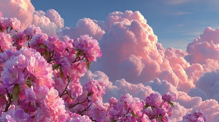 Dreamy Sakura Cloudscape