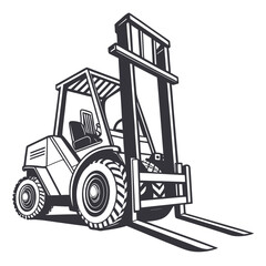 Forklift truck industrial vehicle heavy machinery