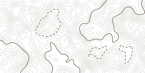Map background with topographic contours and features