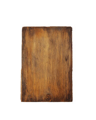 Naklejka premium Rustic wooden board with natural grain texture