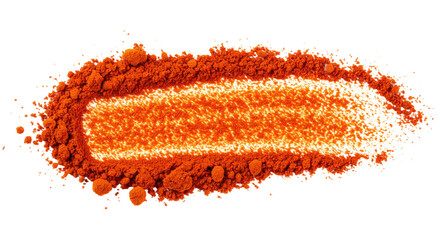 Orange Spice Powder Texture Closeup.