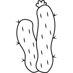 Cactus Outline
