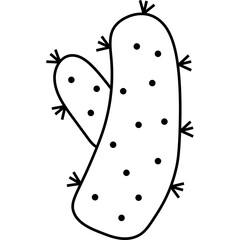 Cactus Outline
