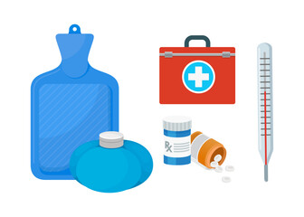 Medical care design stock illustration