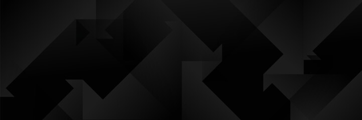 abstract dark background featuring a soft black gradient and geometric shapes.
