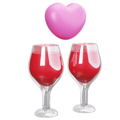 Wine Toast Love