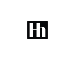 creative letter Hh logo design template