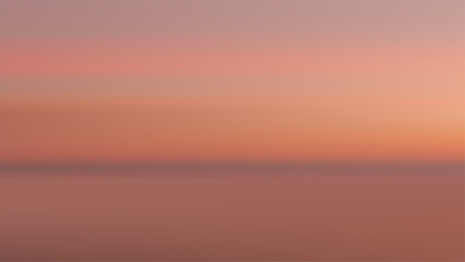 Obraz premium sunset background nature landscape with tranquil ocean and warm pink orange gradient sky reflecting serene water for abstract minimal summer beach scene