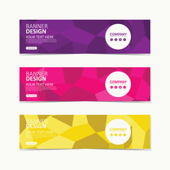 Modern Geometric Business Banner Design