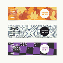 Elegant Business Banner With Abstract Design