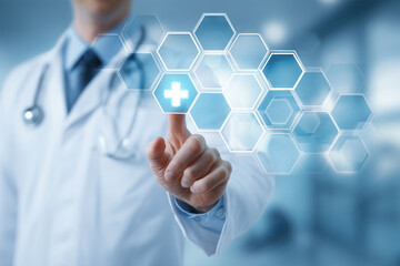 Modern Healthcare photography, doctors and patients  in the hospital
