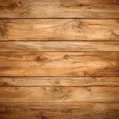 Fototapeta premium Warm, light brown wooden planks