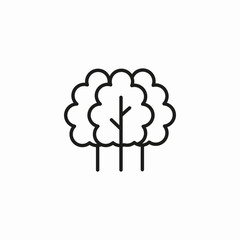 group of trees icon sign vector