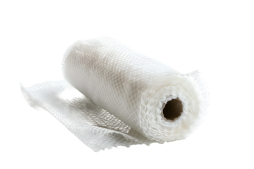White bubble wrap roll packaging material