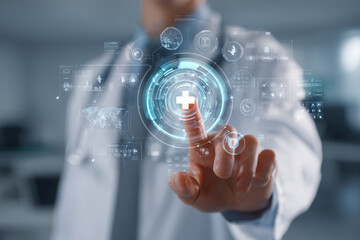 Modern Healthcare photography, doctors and patients in the hospital