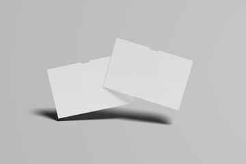 Modern laptop mockup front view and high quality. Isolated on a white White empty coffee mug template, isolated on white background
