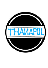 Minimal Logo Design with Graffiti-style Name Typography – THANAPOL