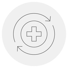 Obraz premium Recover icon, Recover Stronger Your Path to Healing, Bounce Back to Health with Confidence