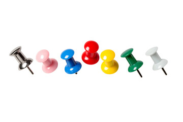 カラフルな画鋲　