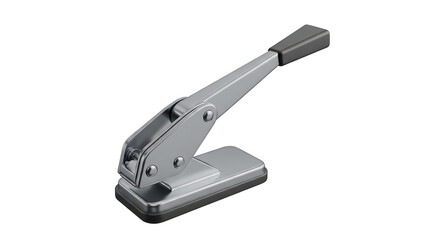 Metal Stapler on Transparent Background for Office or Stationery Use