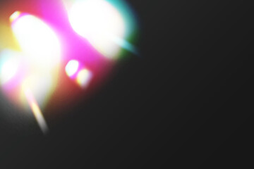 10 Prism Gradient Light Rays Overlay