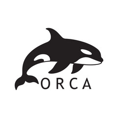 Orca Logo Design for Marine Life Illustration Projects