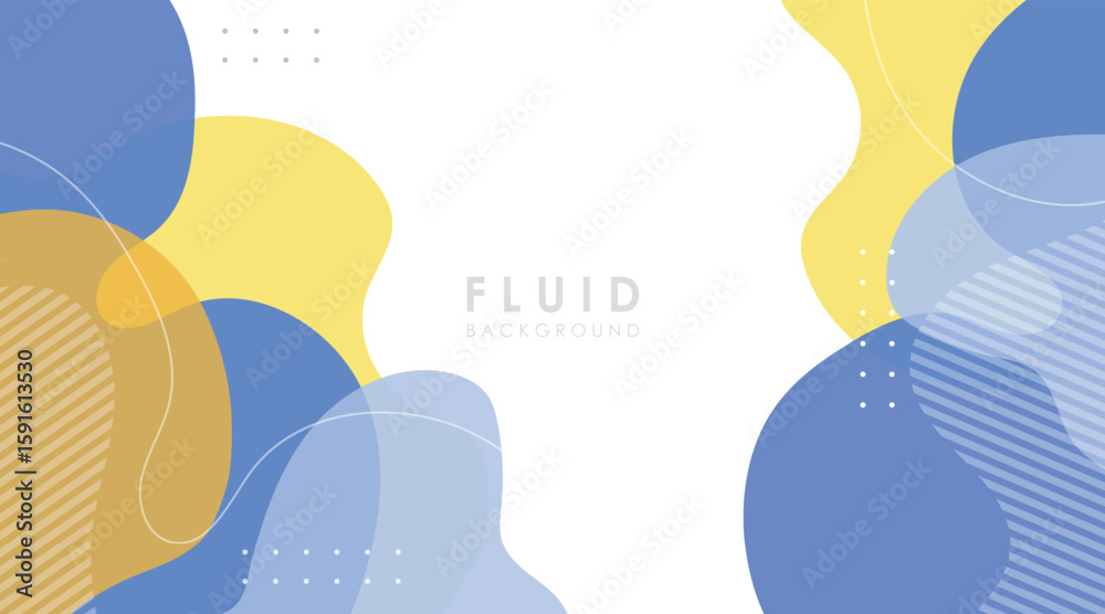 Fototapete abstract background gradient fluid shapes colorful vector design