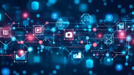 Abstract digital network (97)