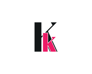 creative letter KK logo design template