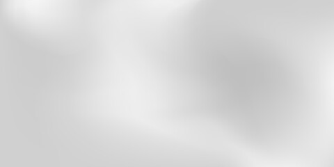 Silver foil background with metal mirror texture. Chrome gradient surface with light gloss simple abstract. Blured Vector